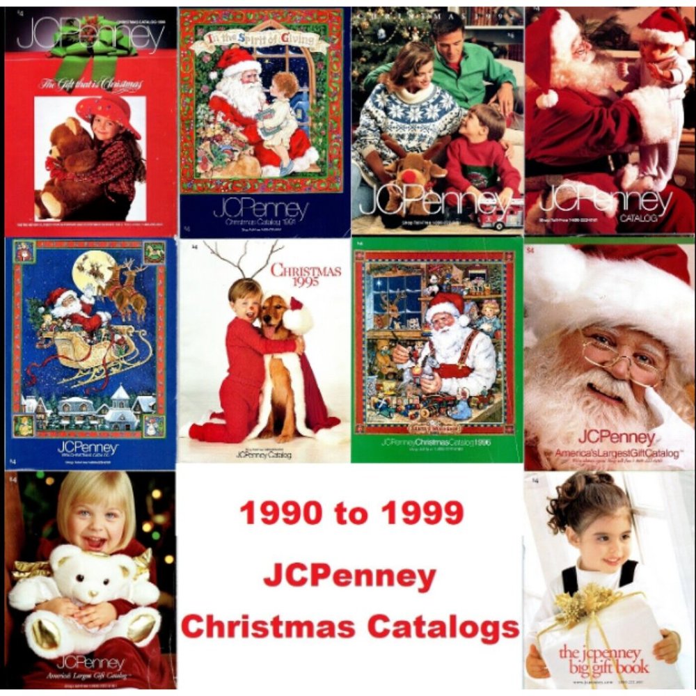 Vintage JCPenney Christmas Wish Book Catalogs on USB Flash Drive (1990-1999)